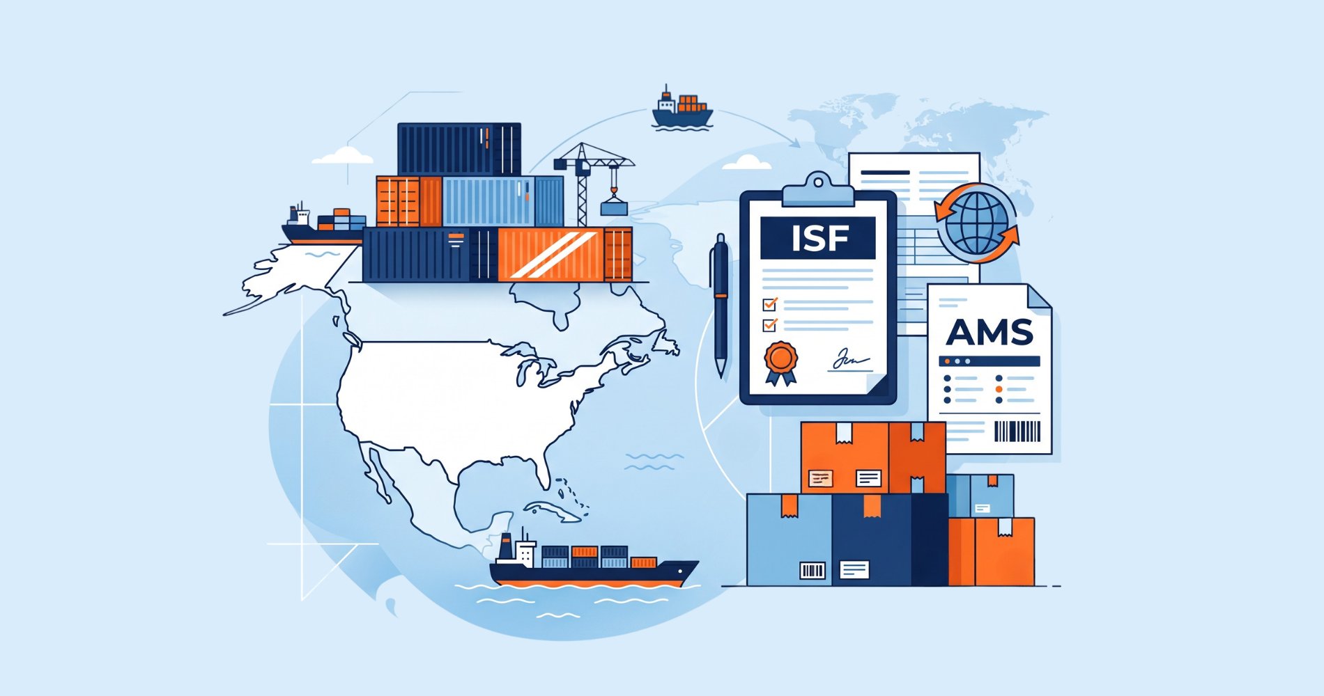 ISF, AMS, and Customs Processes in U.S. Ocean Freight Transportation